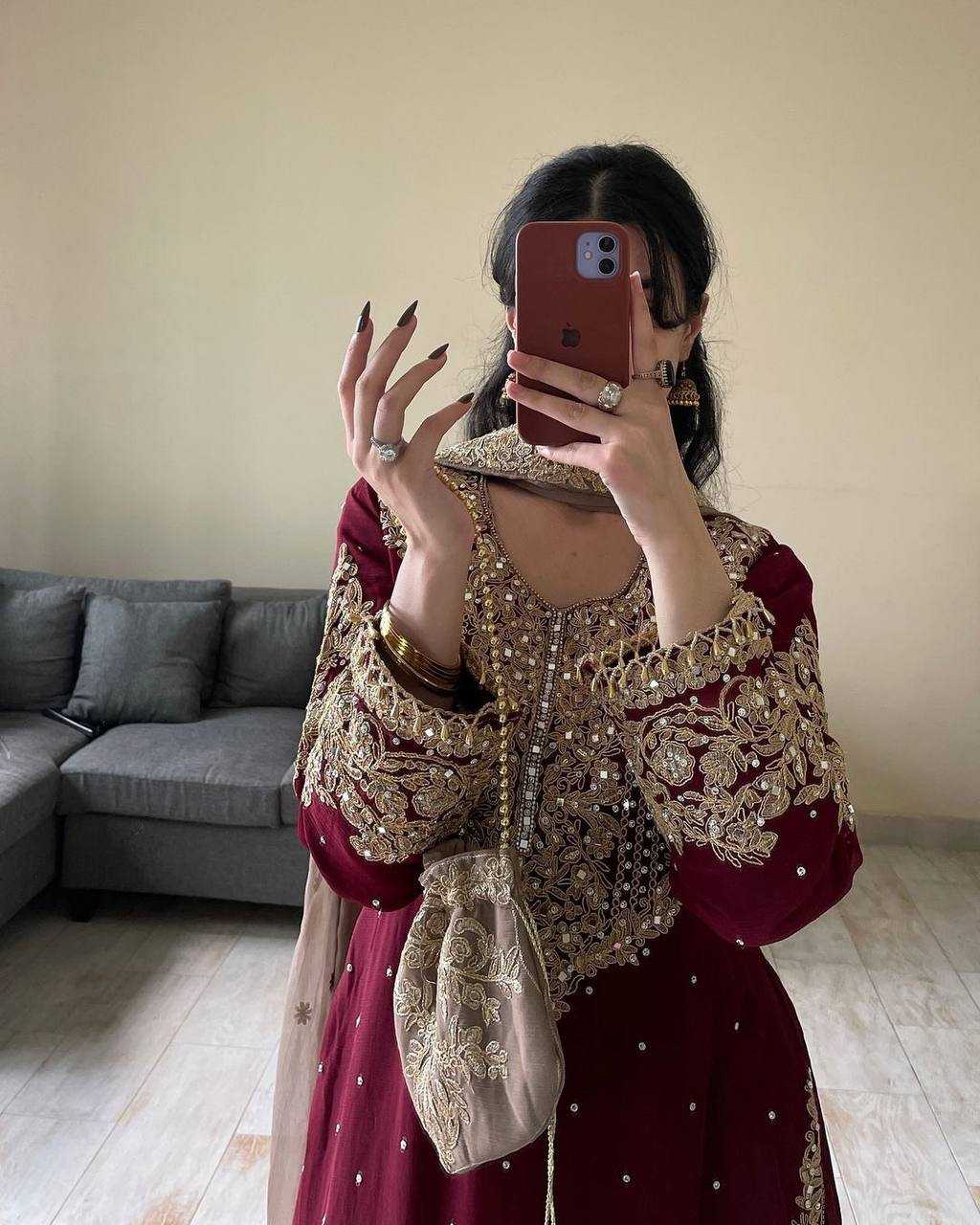 Maroon Elegance
