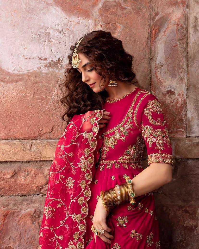 Ruby Radiance Gown