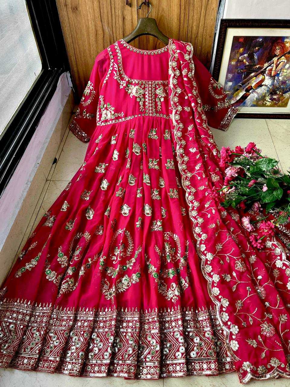 Ruby Radiance Gown