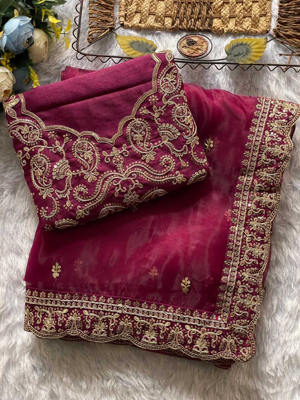 Twilight Bloom Saree