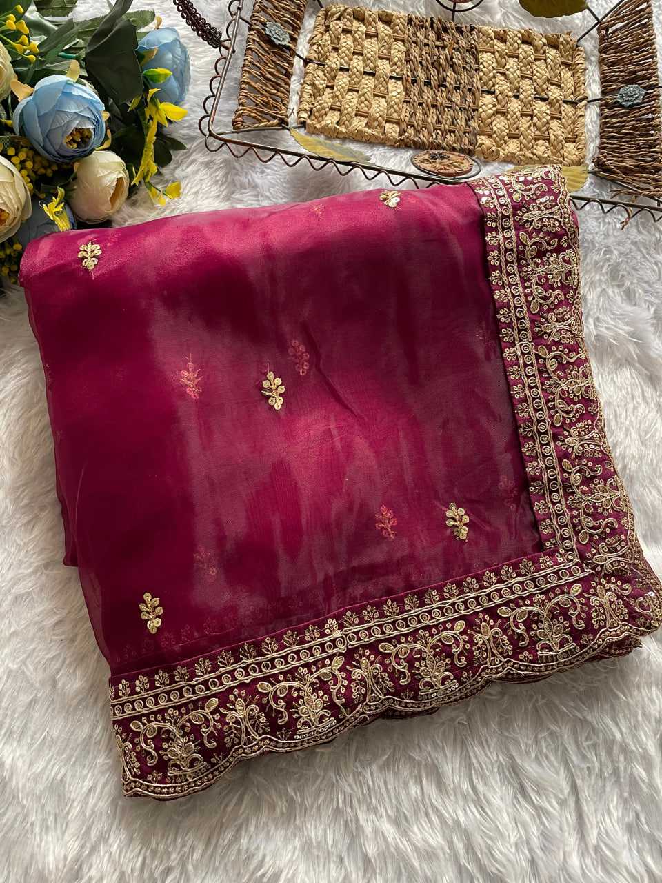 Twilight Bloom Saree