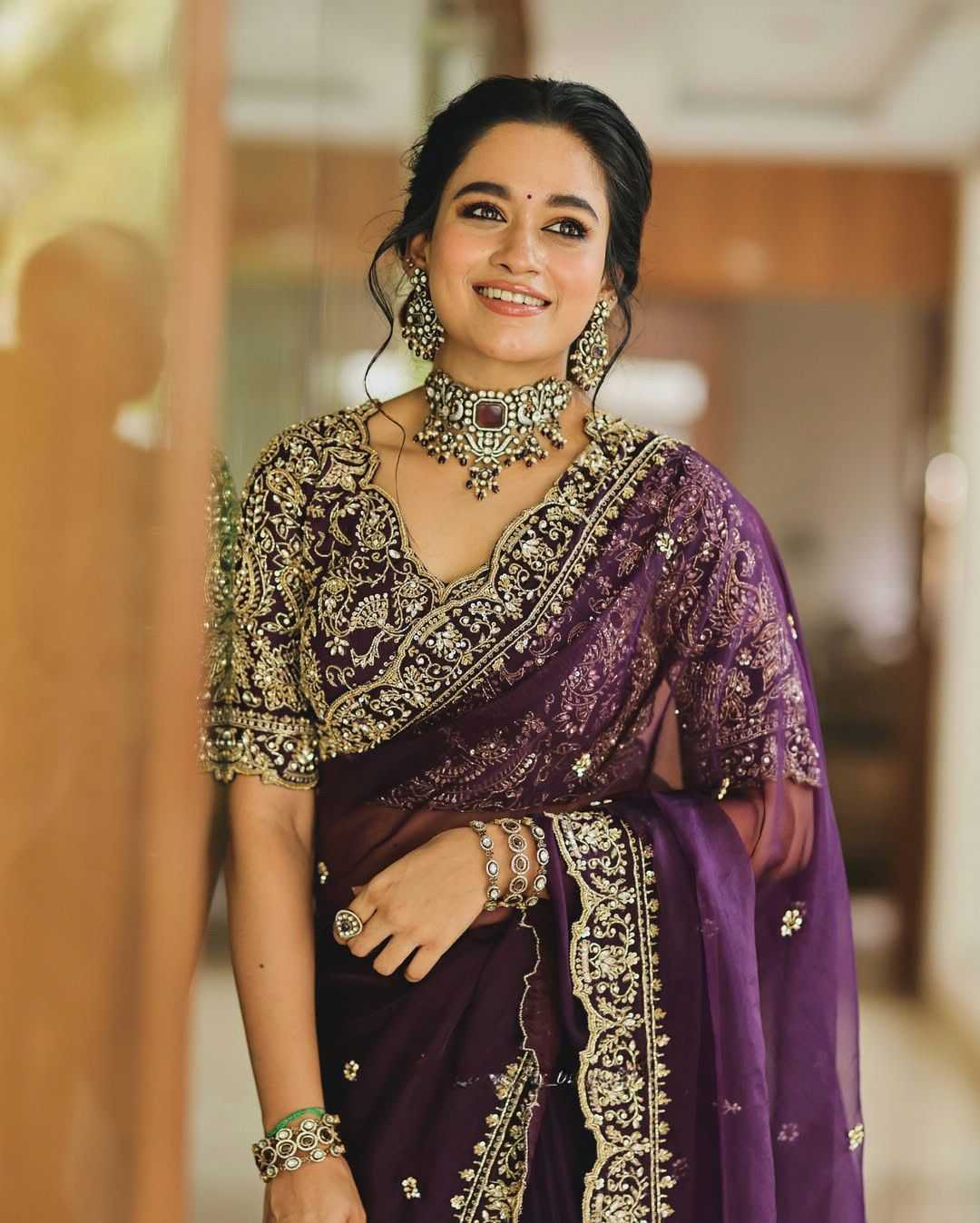Twilight Bloom Saree